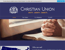 Tablet Screenshot of christianunion.com